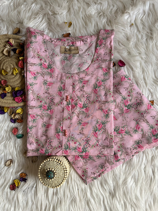 Baby pink.