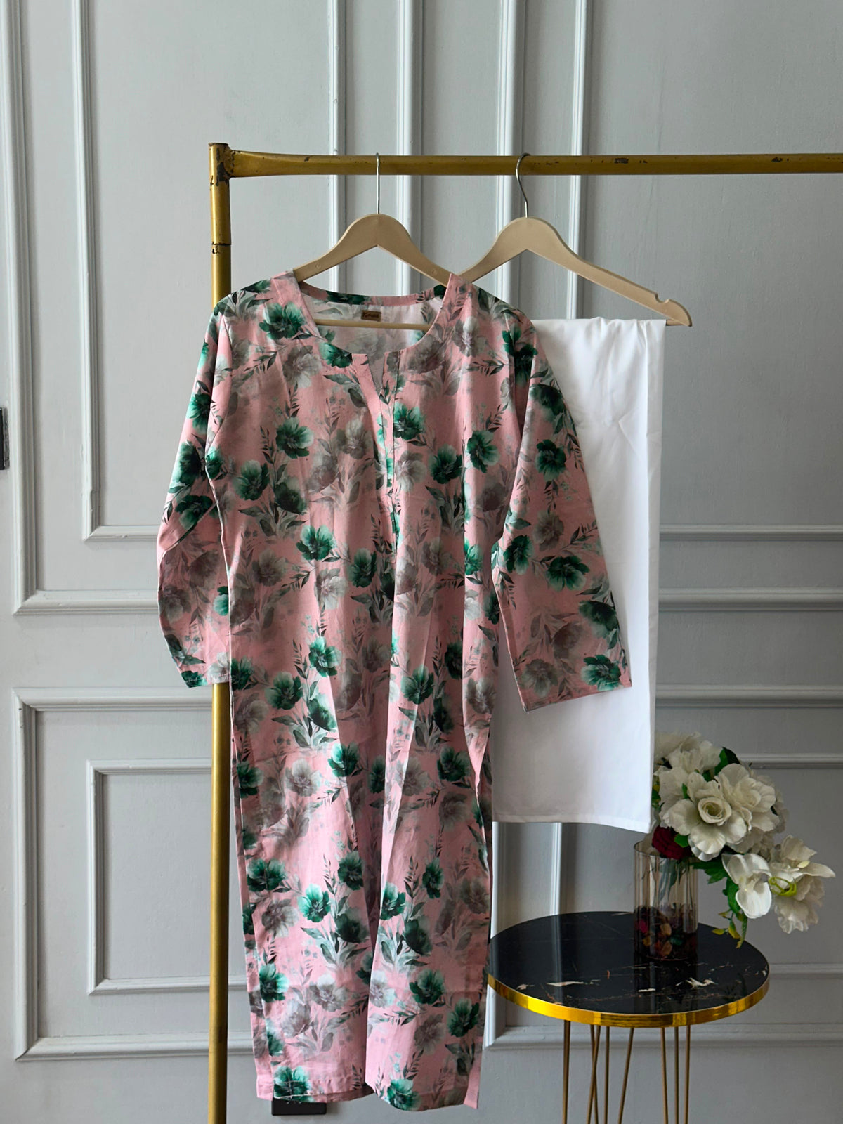 Rosewood Forest Lawn kurti