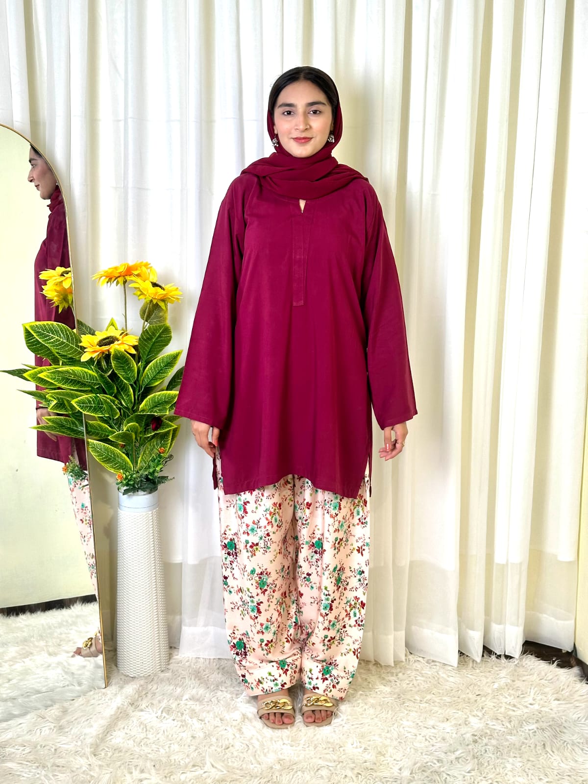 Berry Garden Farshi Shalwar