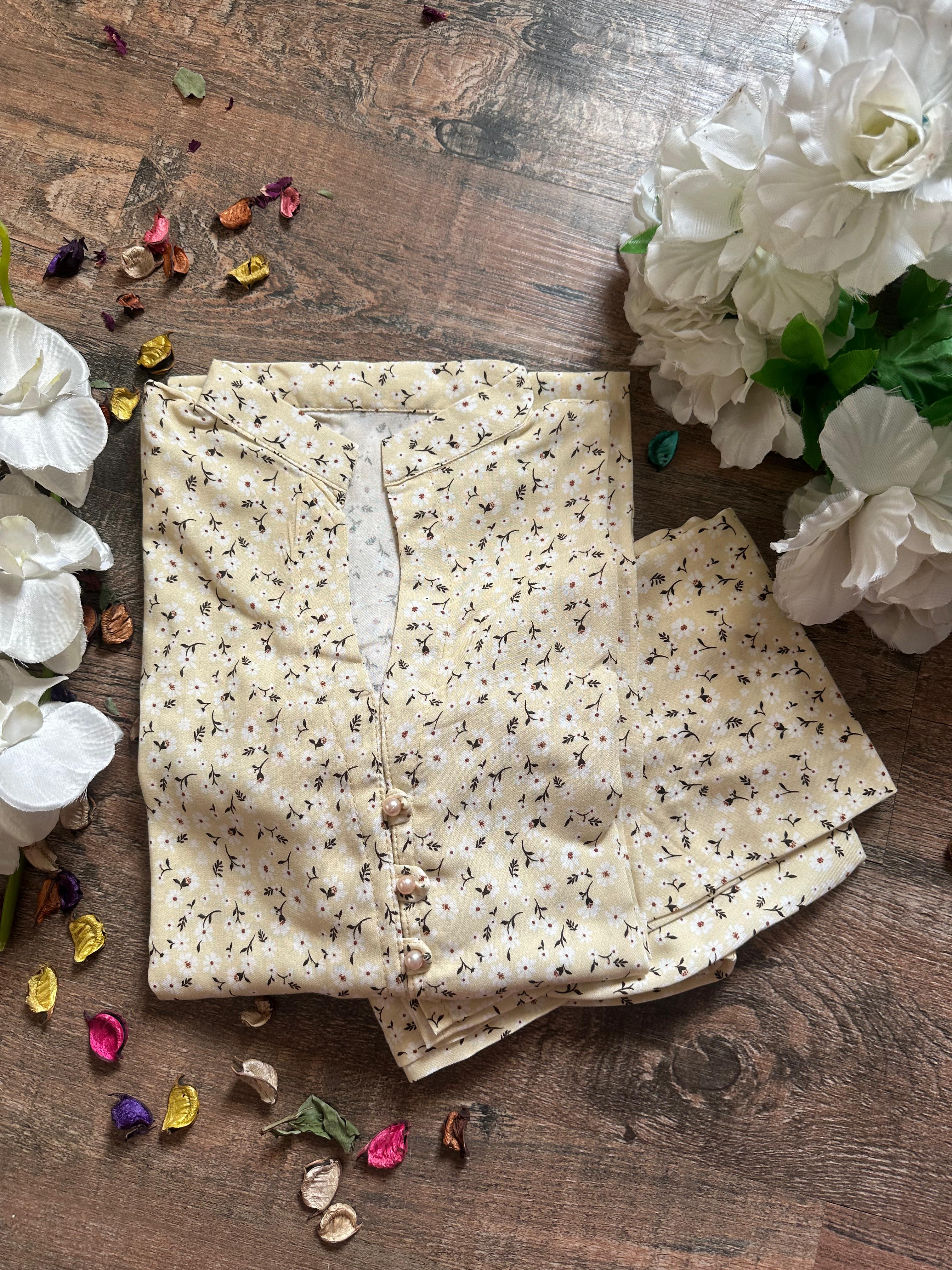 Vanilla Bloom linen