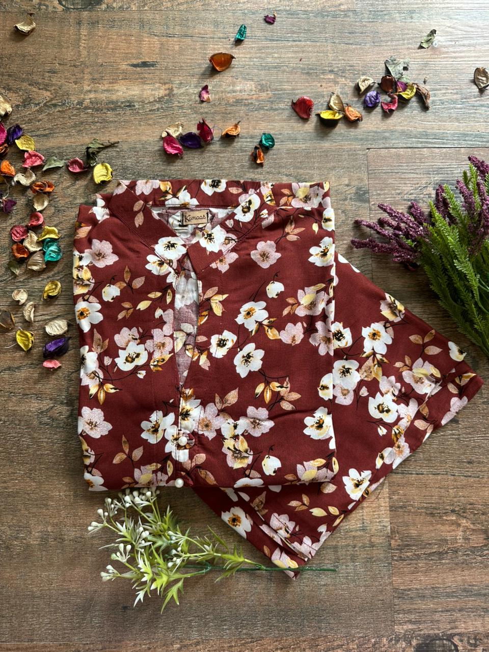 Mulberry Bloom Linen