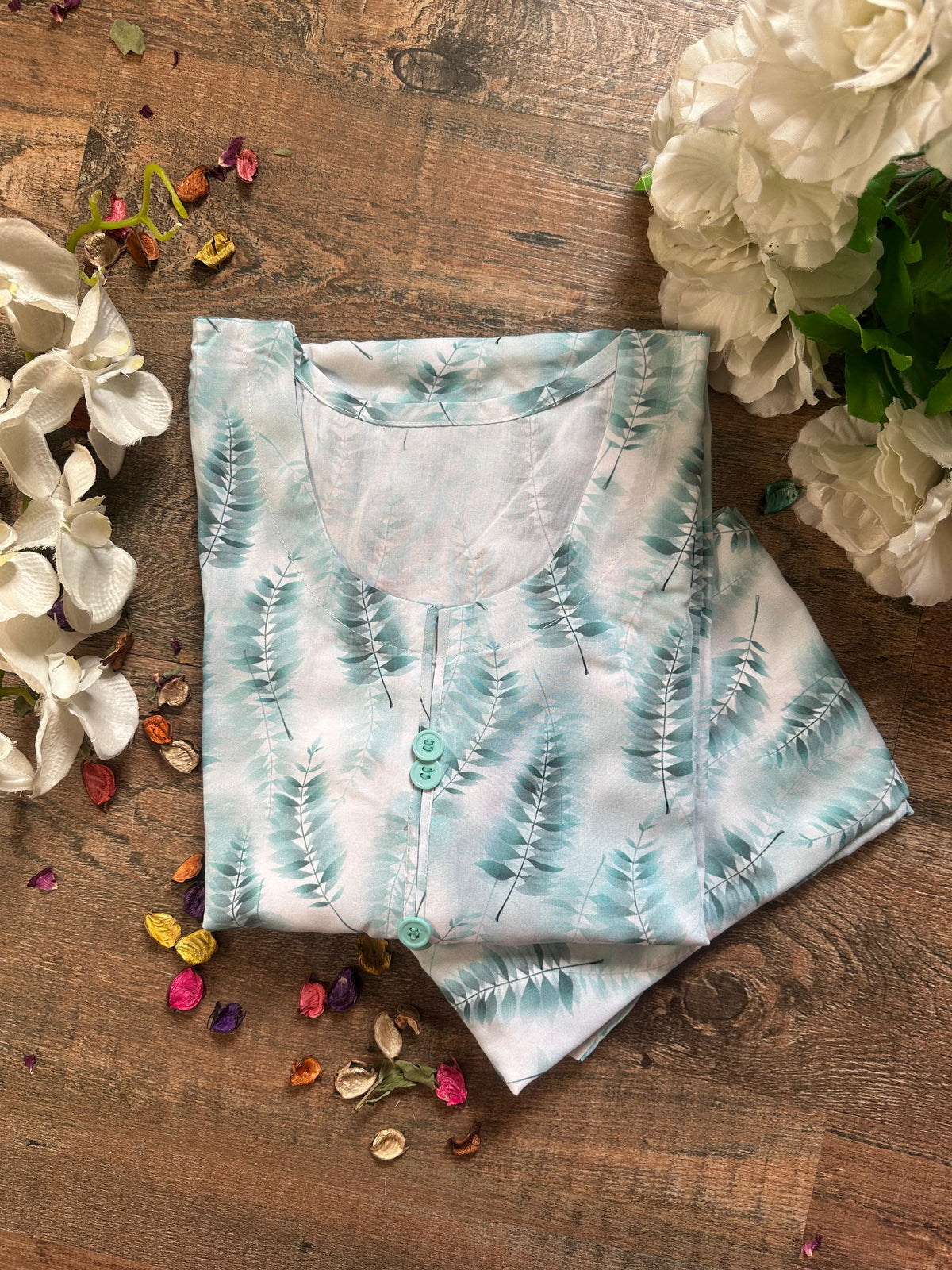 Aqua mist linen