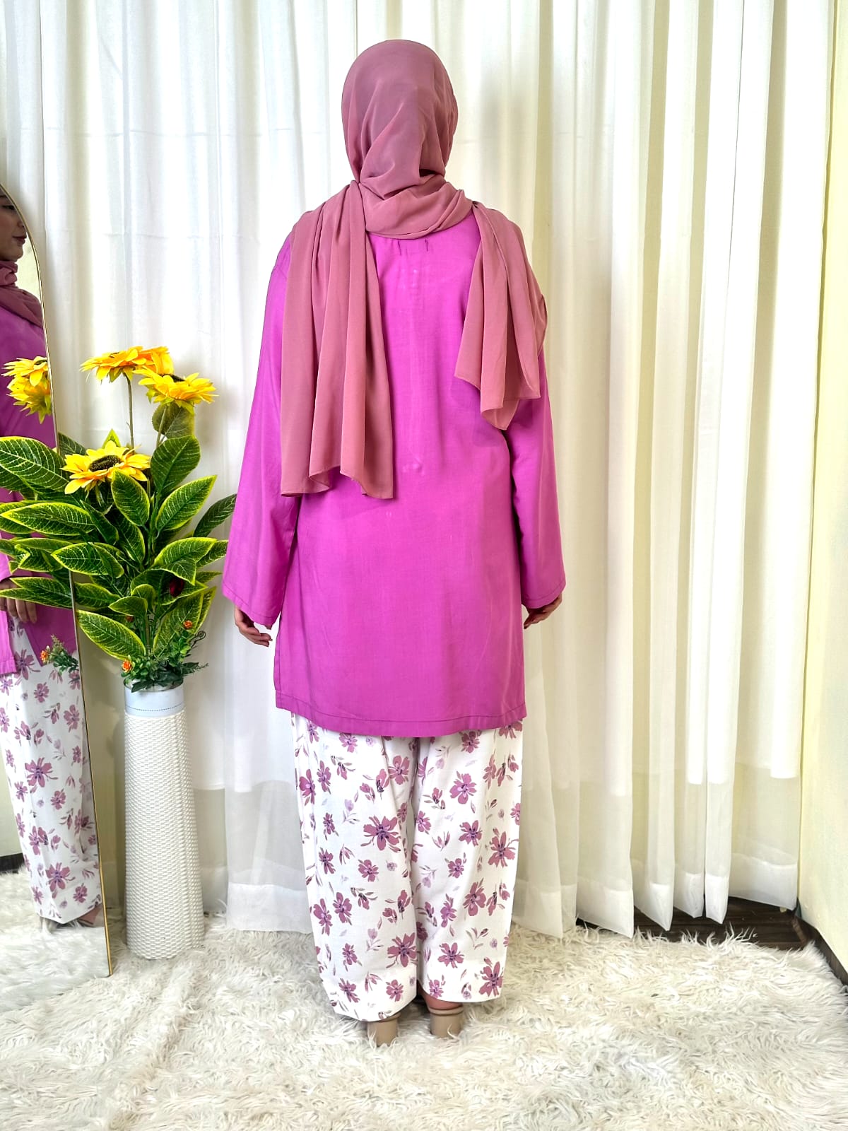 Floral farshi shalwar