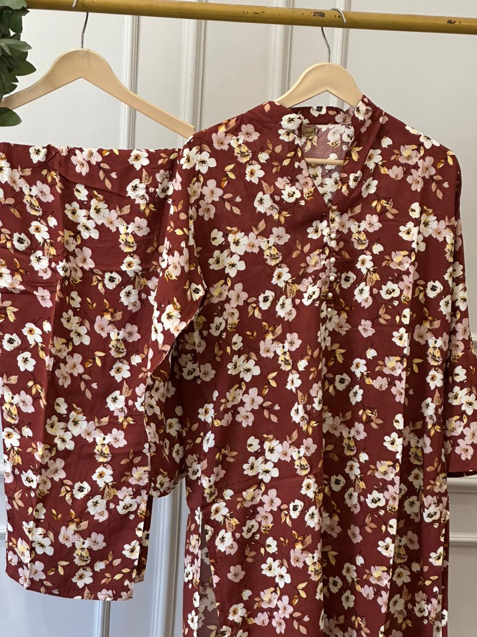 Mulberry Bloom Linen