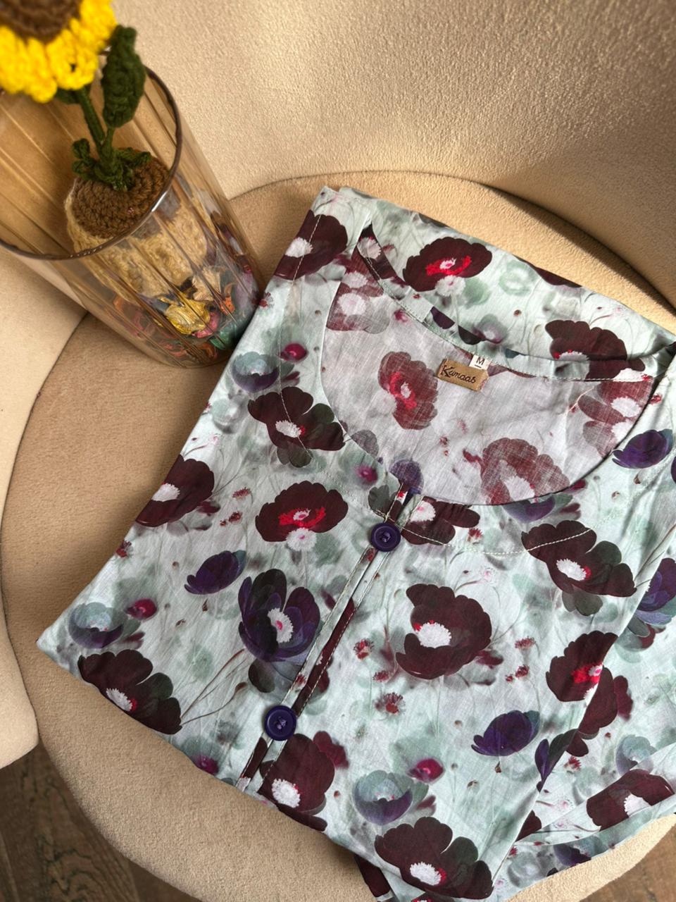 Burgundy Bloom lawn