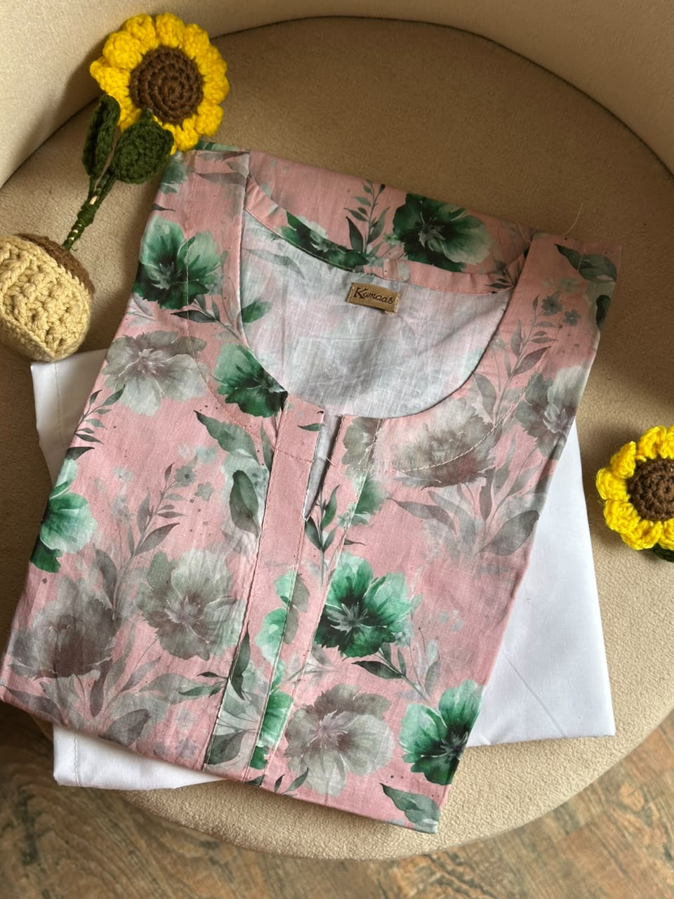 Rosewood Forest Lawn kurti