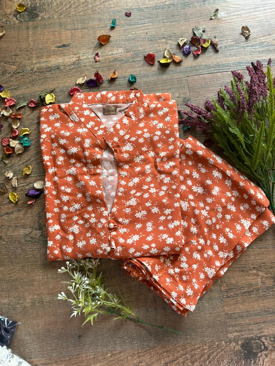 Tangerine Linen