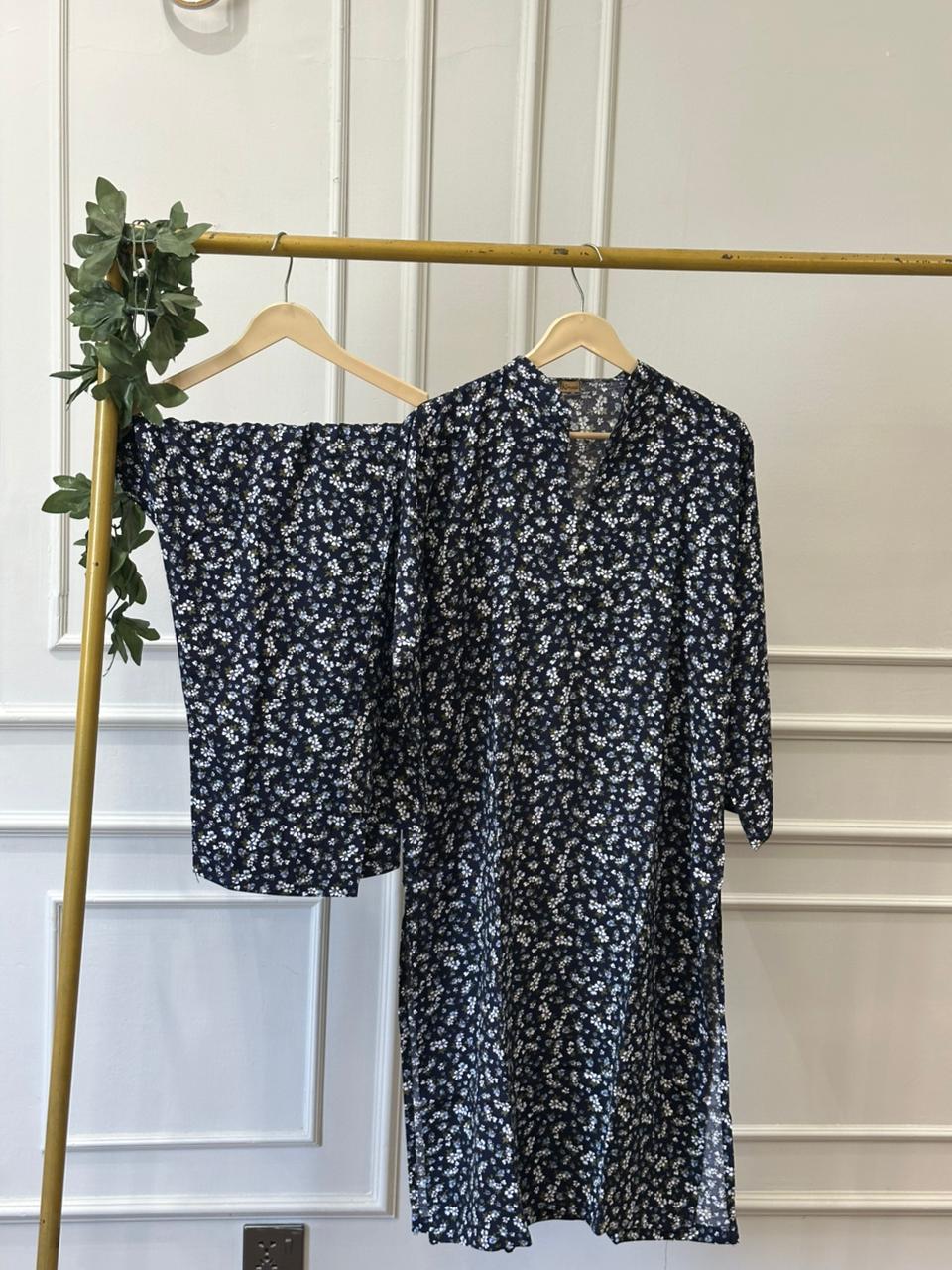 Deepsea Flora Linen