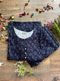 Midnight Bloom Linen
