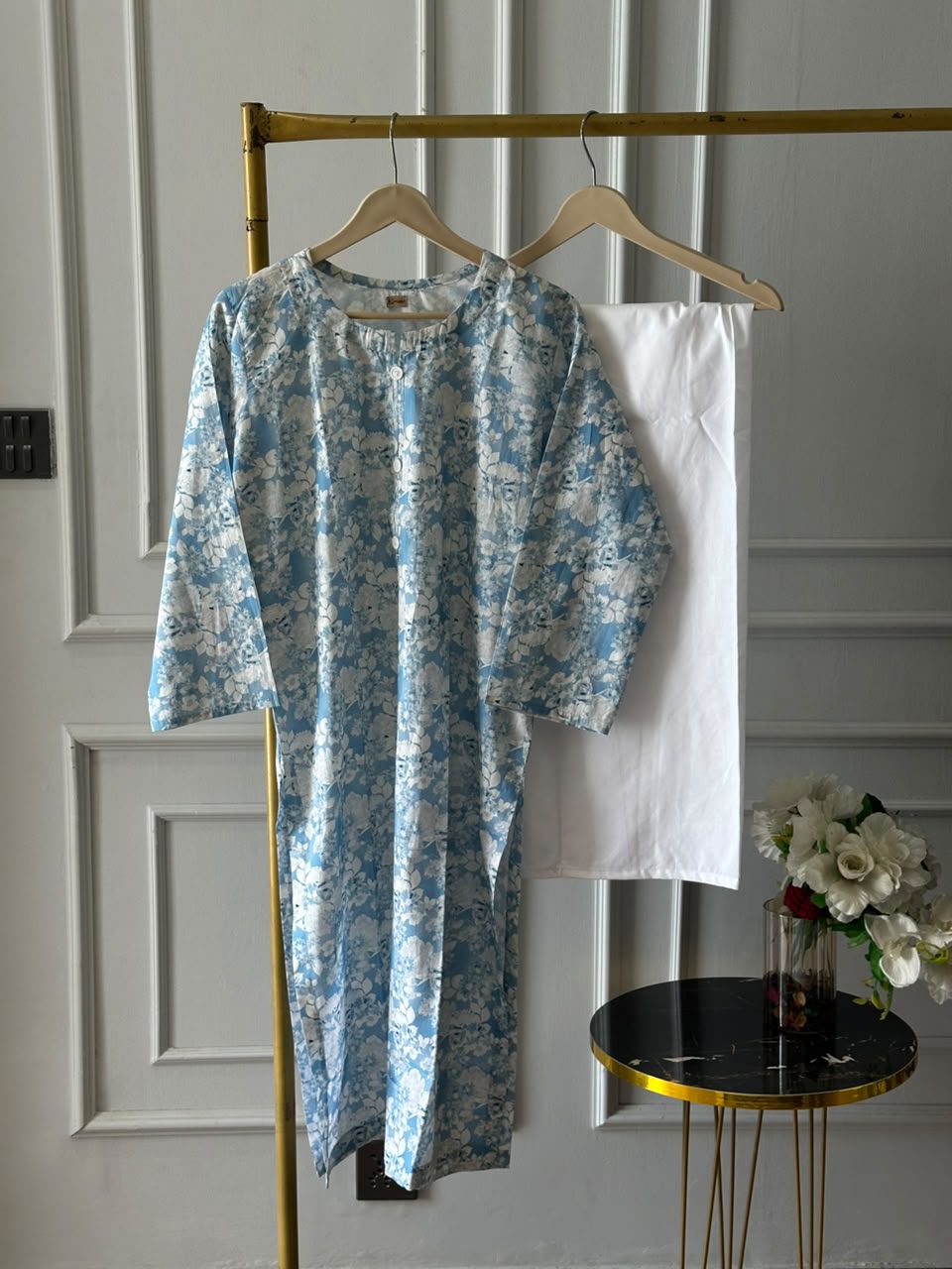 Ocean Mist Lawn kurti