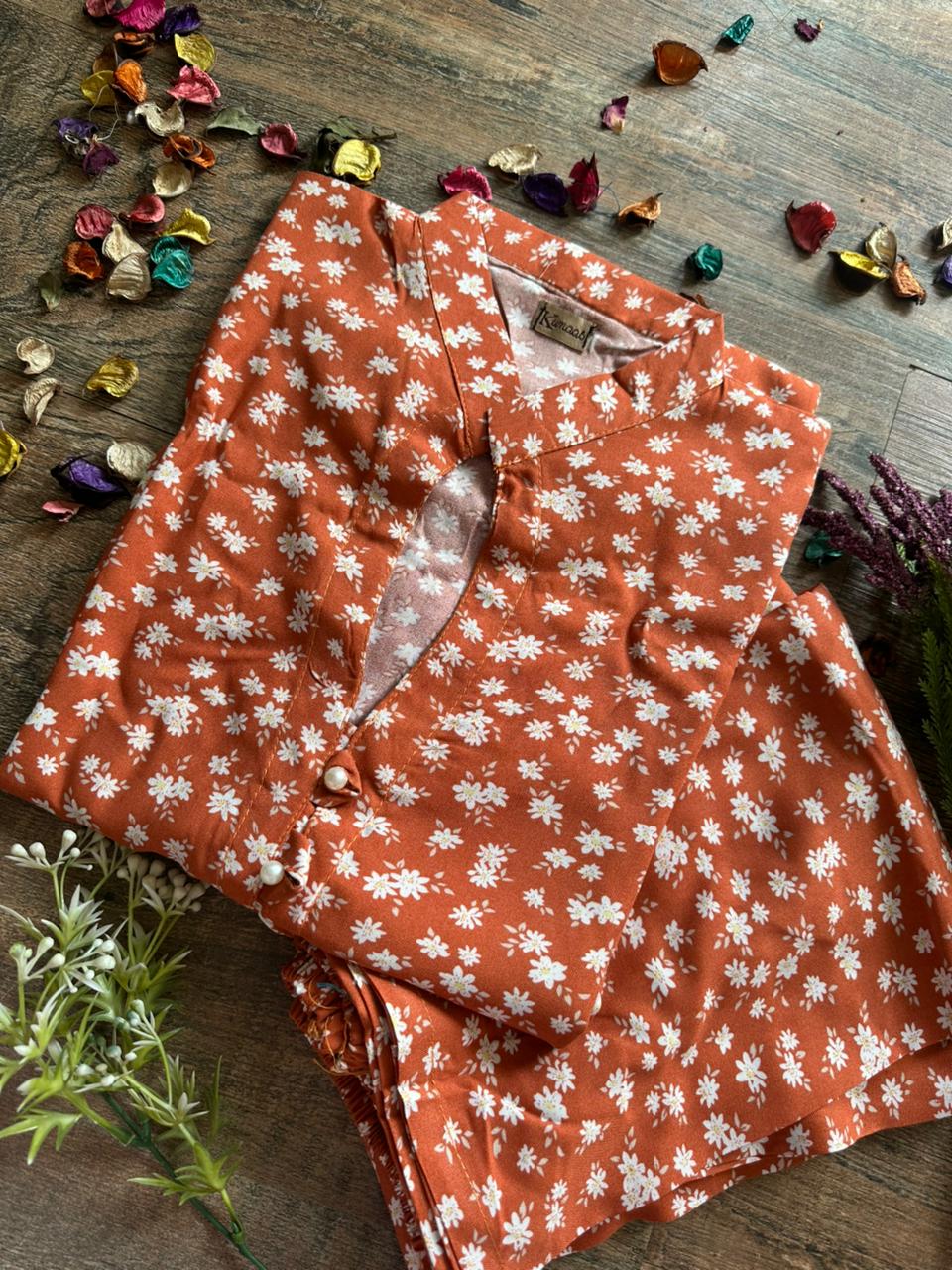 Tangerine Linen