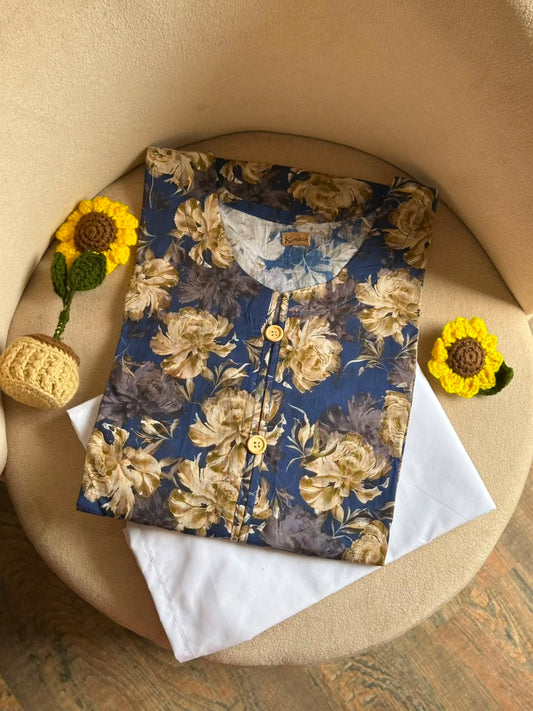 Sepia Lawn kurti
