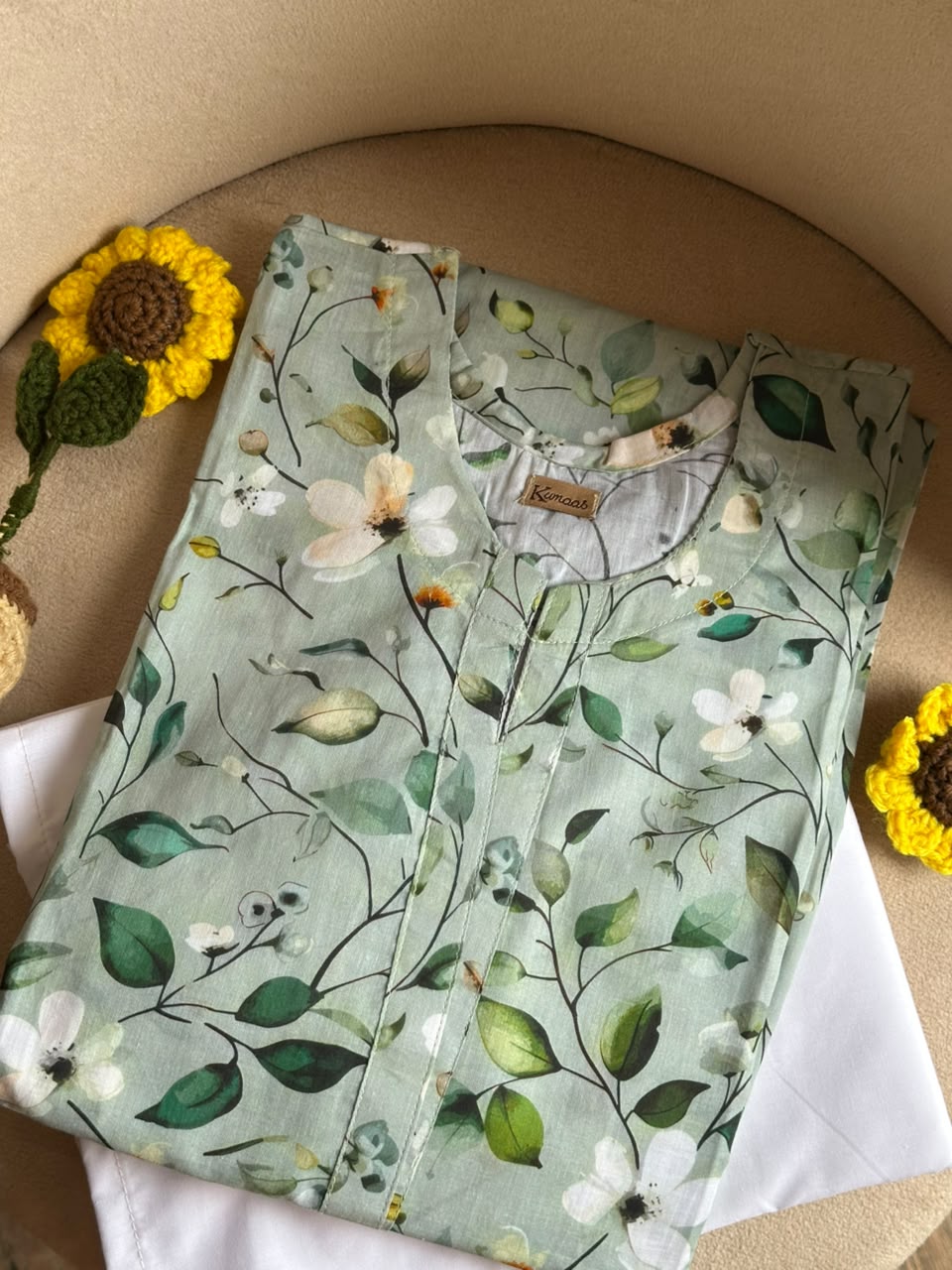 Sage whisper Lawn kurti