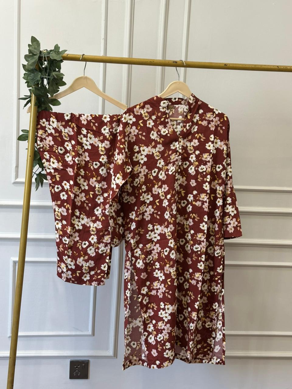 Mulberry Bloom Linen