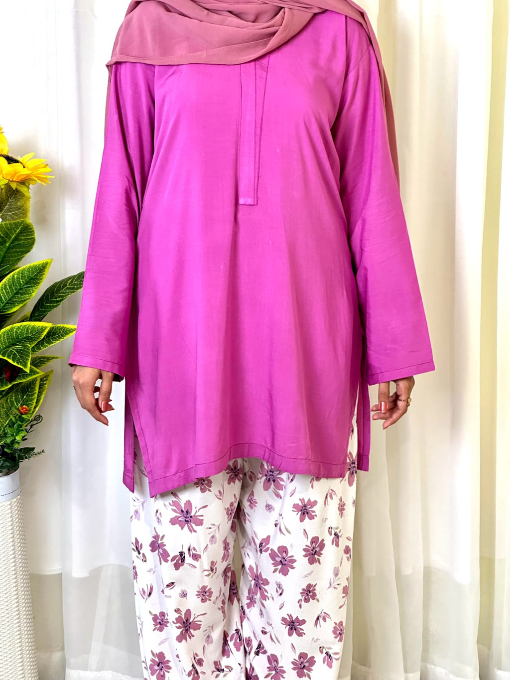 Floral farshi shalwar