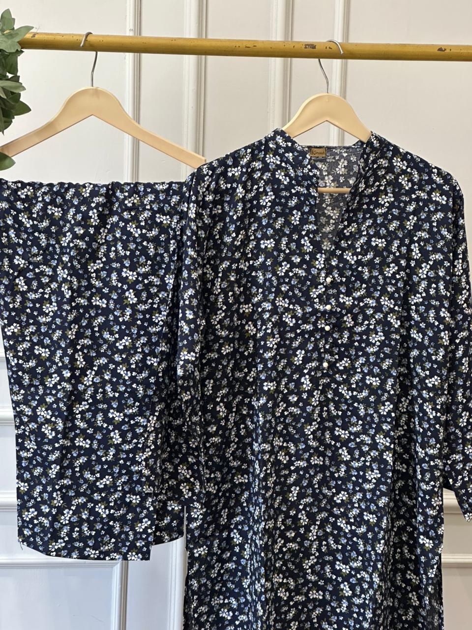 Deepsea Flora Linen