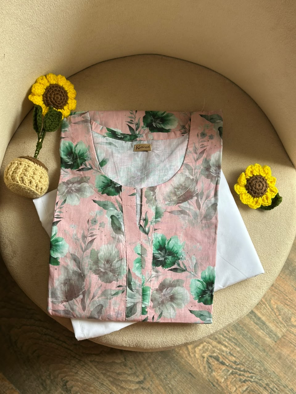 Rosewood Forest Lawn kurti
